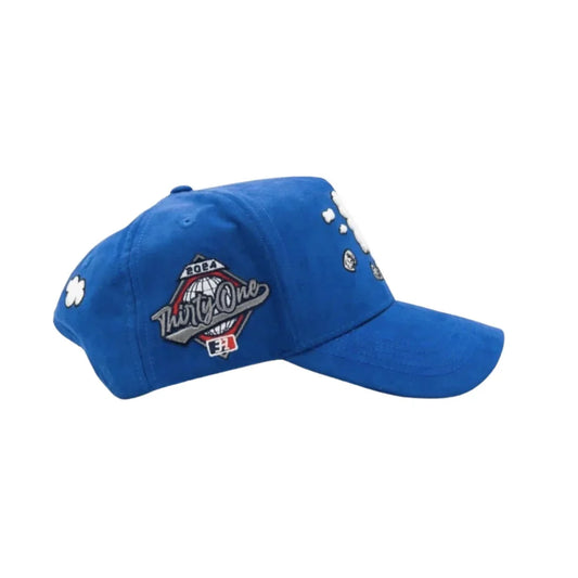 31 Hats "LA Money Clouds" Azul Full Gamuza