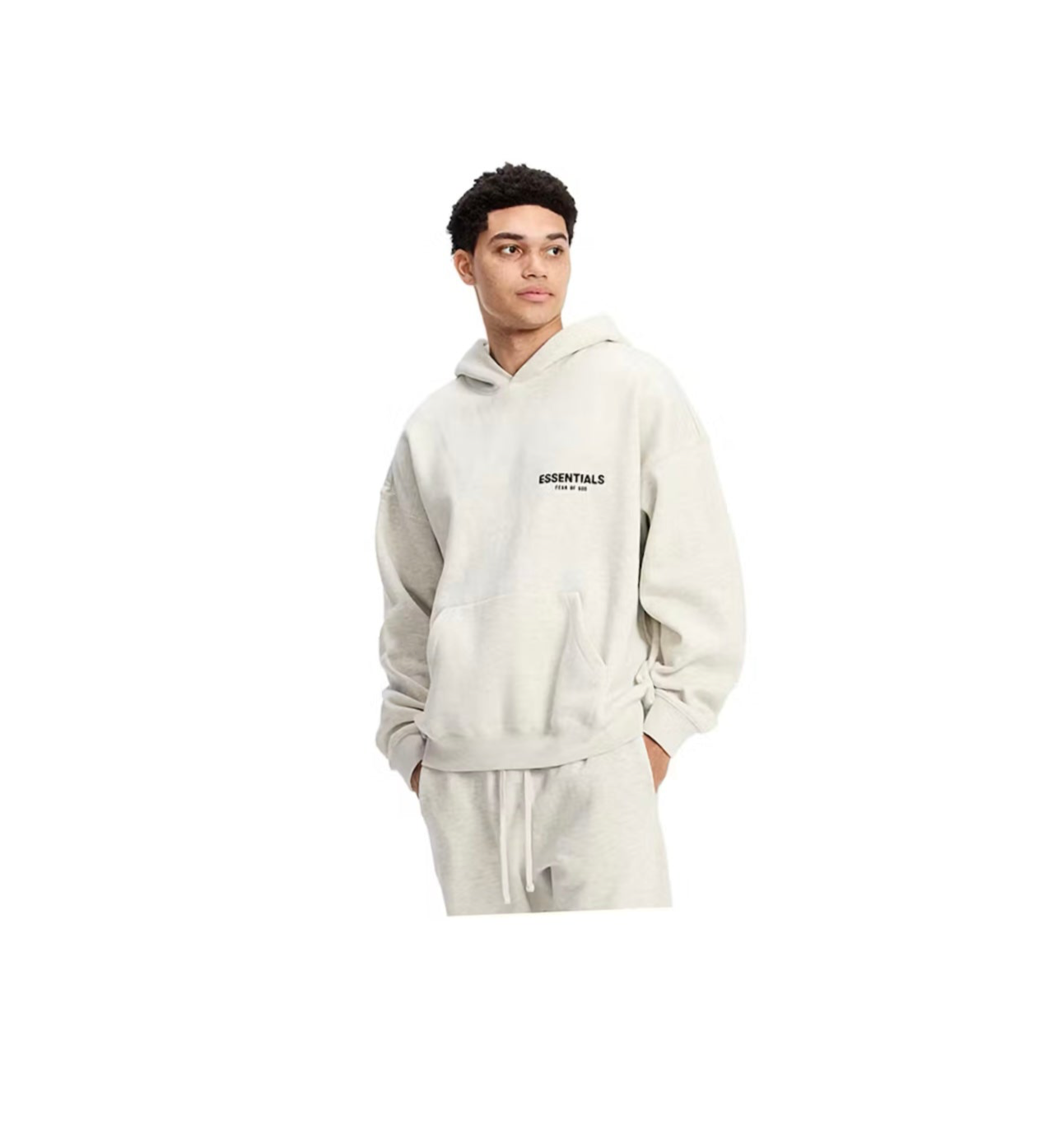 Hoodie Fear of God Essentials Light Oatmeal