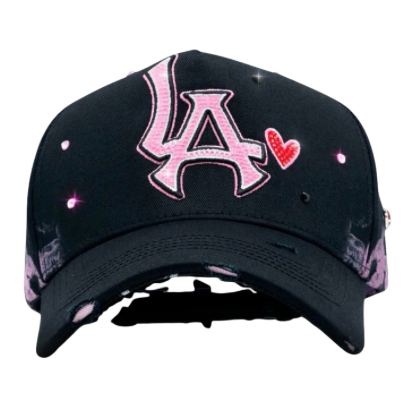 31 Hats "Black LA XOXO"