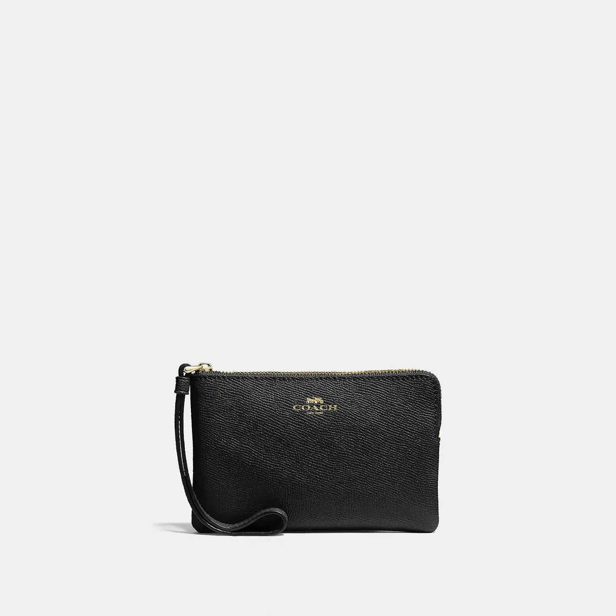 Coach Muñequera Zip Negra