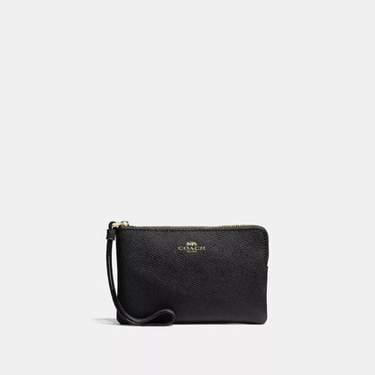 Coach Muñequera Zip Negra