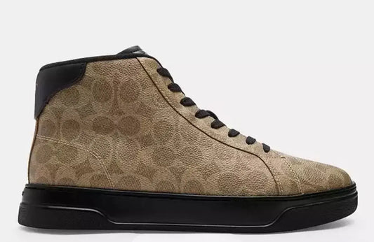 Sneaker Coach High Monogram Café